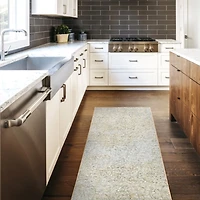 Beige Sotho Washable Runner, 2x7