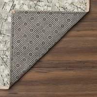Beige Sotho Washable Area Rug, 5x7