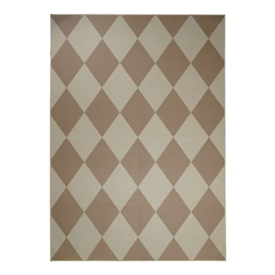 Samara Natural Diamond Washable Area Rug, 5x7