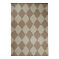 Samara Natural Diamond Washable Area Rug, 5x7