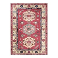 Washable Shary Coral Area Rug, 5x7