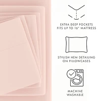 Blush Ultra Soft 6-pc. California King Sheet Set