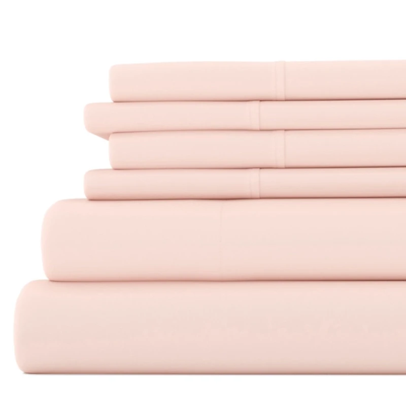 Blush Ultra Soft 6-pc. California King Sheet Set