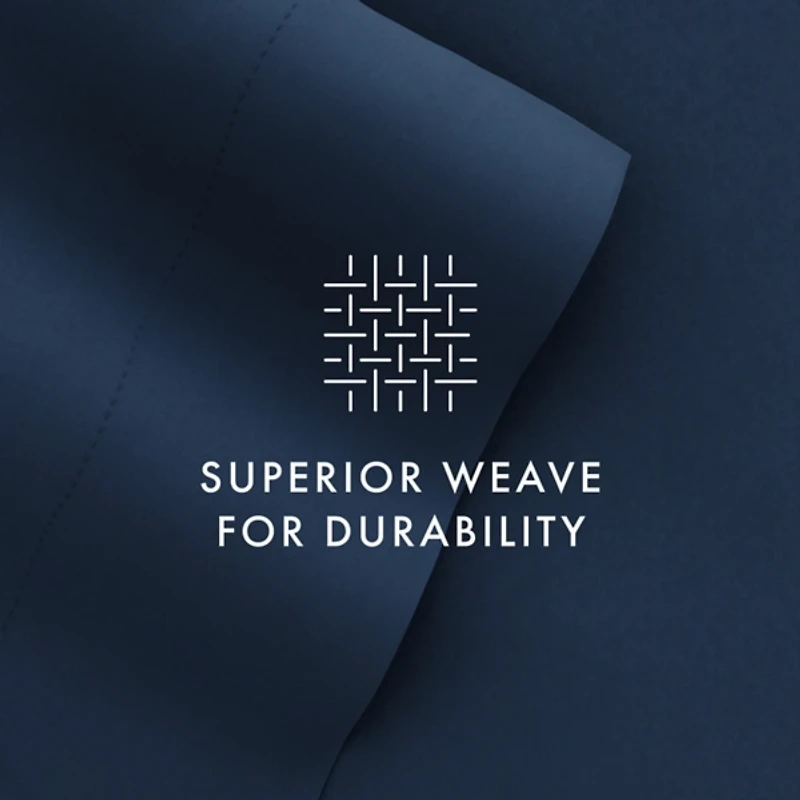 Navy Ultra Soft 4-pc. Twin Sheet Set