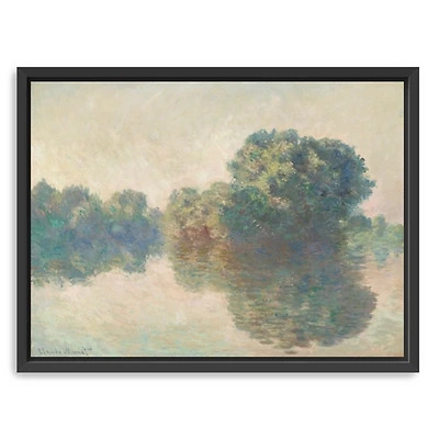 The Seine at Giverny Framed Canvas Art Print