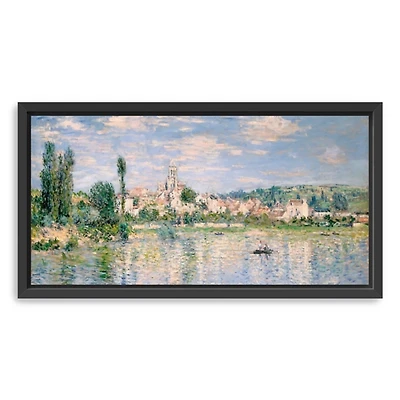 Vetheuil in Summer Framed Canvas Art Print