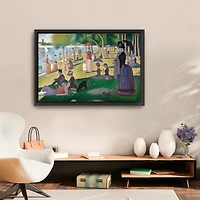 A Sunday Afternoon Framed Canvas Art Print
