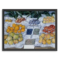 Fruit Displayed on Stand Canvas Print, 26x20 in.