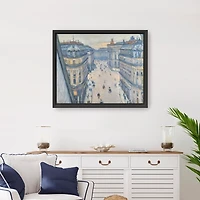 View From Seventh Floor Framed Canvas Art Print