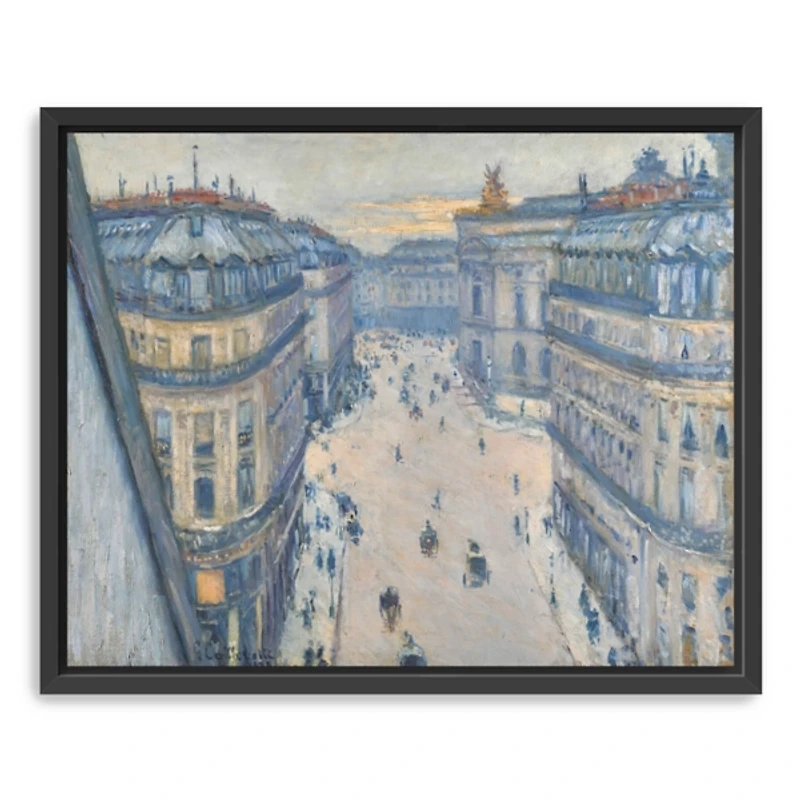 View From Seventh Floor Framed Canvas Art Print