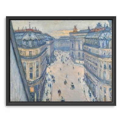 View From Seventh Floor Framed Canvas Art Print