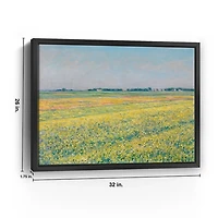 Plain of Gennevilliers Framed Canvas Art Print