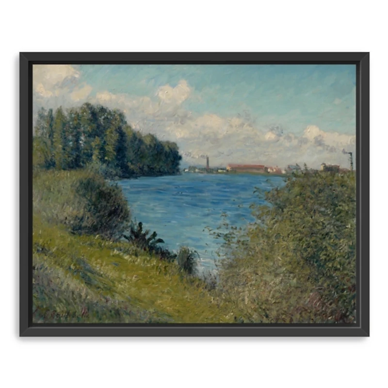 Seine at Argenteuil Framed Canvas Art Print