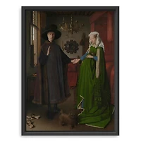 Arnolfini Portrait Framed Canvas Art Print