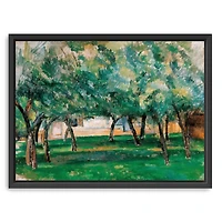 Farm in Normandy Framed Canvas Art Print