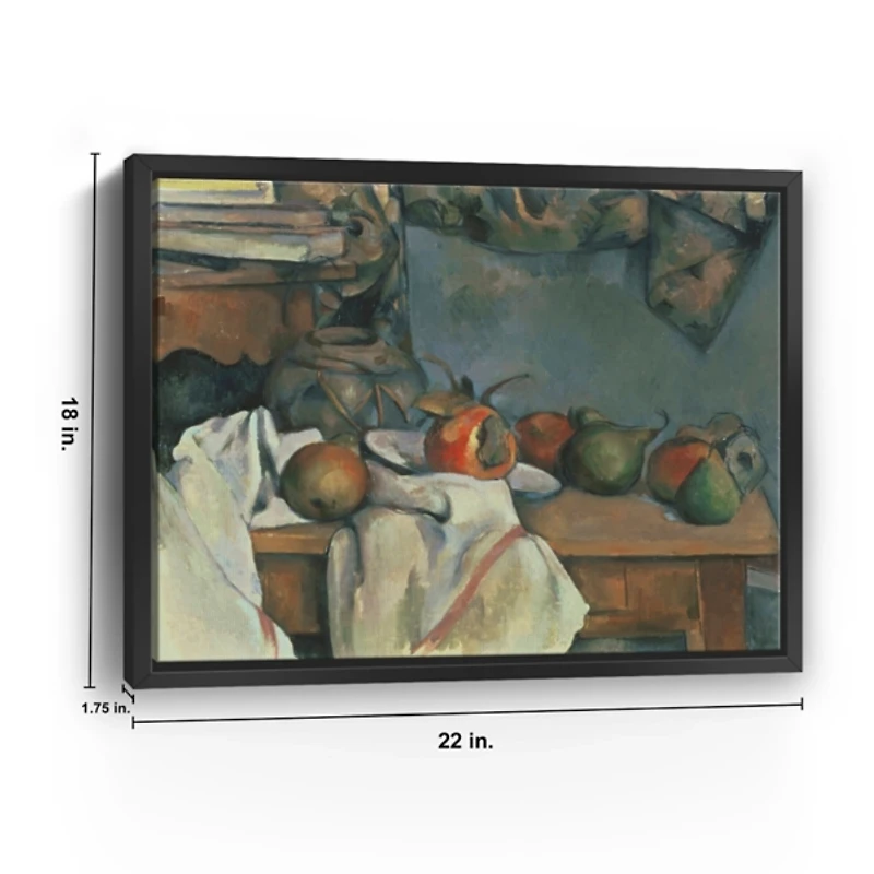 Ginger Pot and Pomegranate Canvas Print, 22x18 in.