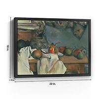 Ginger Pot and Pomegranate Canvas Print, 22x18 in.