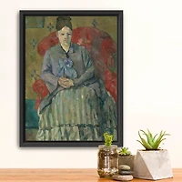 Madame Cezanne Framed Canvas Art Print