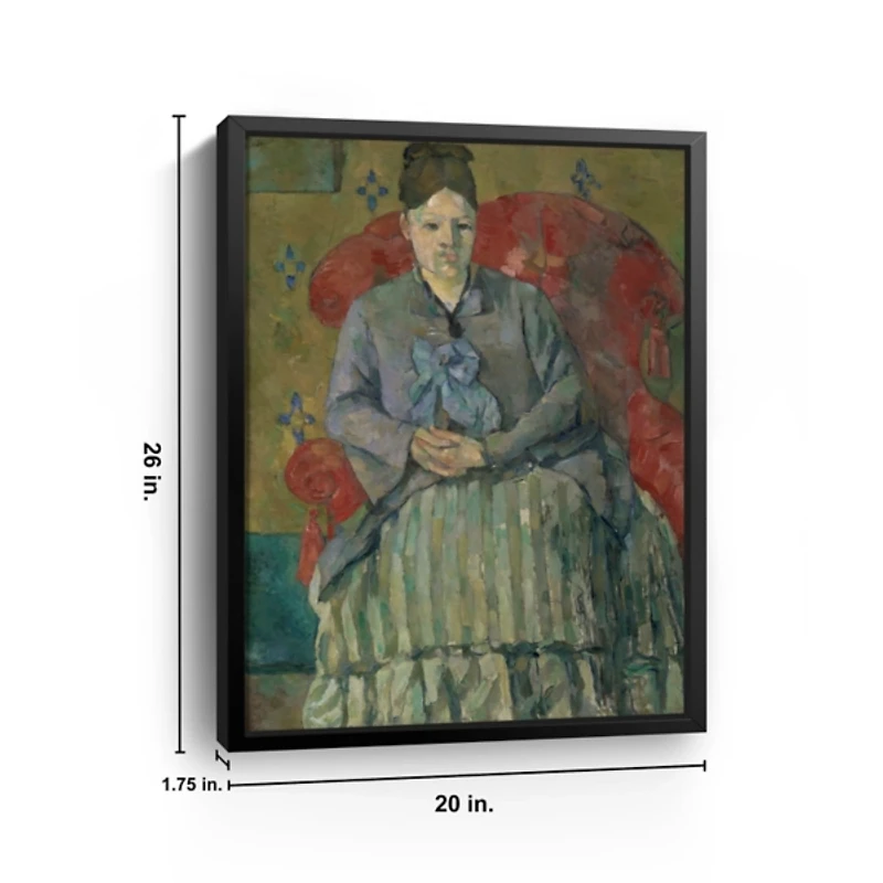 Madame Cezanne Framed Canvas Art Print