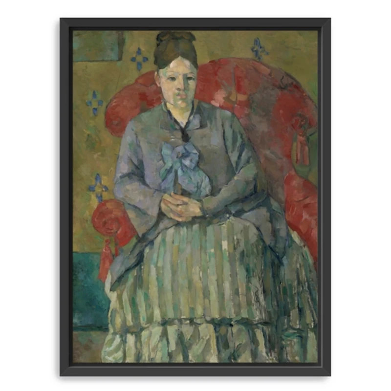 Madame Cezanne Framed Canvas Art Print