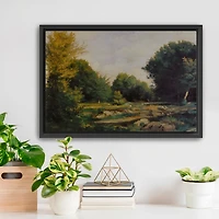 La Clairiere Framed Canvas Art Print, 18x26