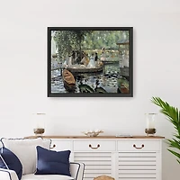 La Grenouillère Framed Canvas Art Print, 26x32