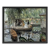 La Grenouillère Framed Canvas Art Print, 26x32