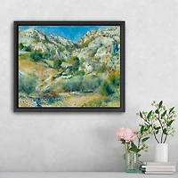 Rocky Crags at L'Estaque Canvas Art Print