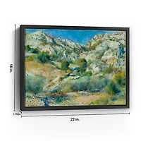 Rocky Crags at L'Estaque Canvas Art Print