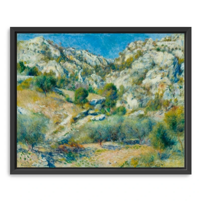 Rocky Crags at L'Estaque Canvas Art Print