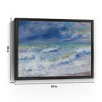 Seascape Framed Canvas Art Print, 26x32