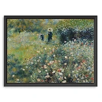 Woman with Parasol Garden Canvas Print, 42x32 in.