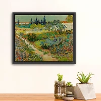 Flowering Garden Path Canvas Art Print, 22x18 in.