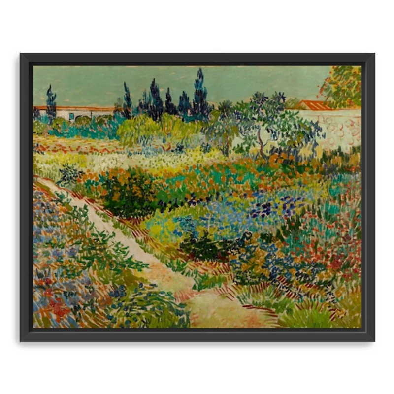 Flowering Garden Path Canvas Art Print, 22x18 in.