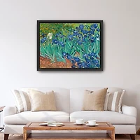 Irises Framed Canvas Art Print, 42x32 in.