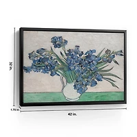 Irises II Framed Canvas Art Print, 42x32 in.