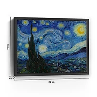 Starry Night Framed Canvas Art Print