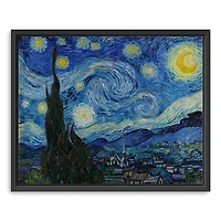 Starry Night Framed Canvas Art Print