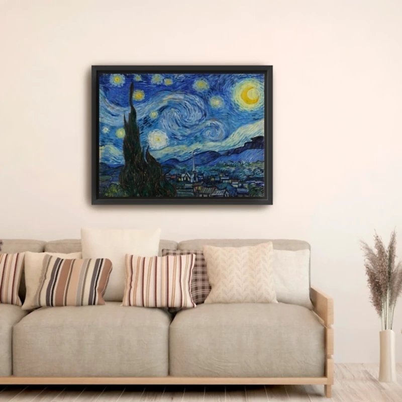 Starry Night Framed Canvas Art Print, 32x42