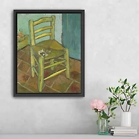Van Gogh's Chair Framed Canvas Art Print