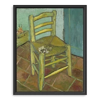 Van Gogh's Chair Framed Canvas Art Print