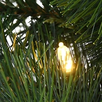 5 ft. Feel Real Pre-Lit Buzzard Pine Tree