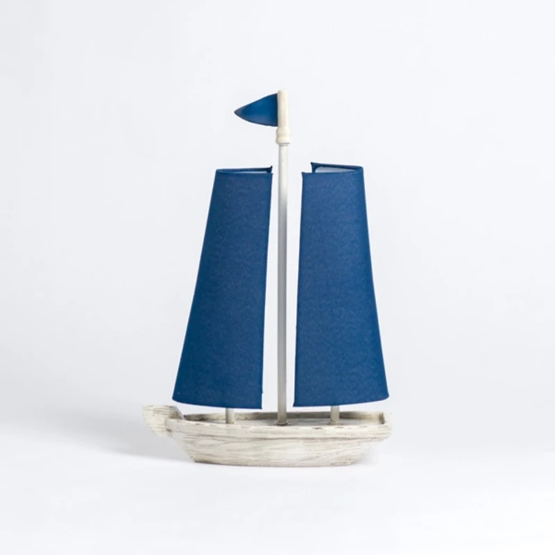 Blue Sailboat Table Lamp