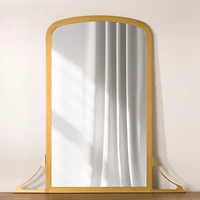 Dana Gold Metal Mantel Wall Mirror