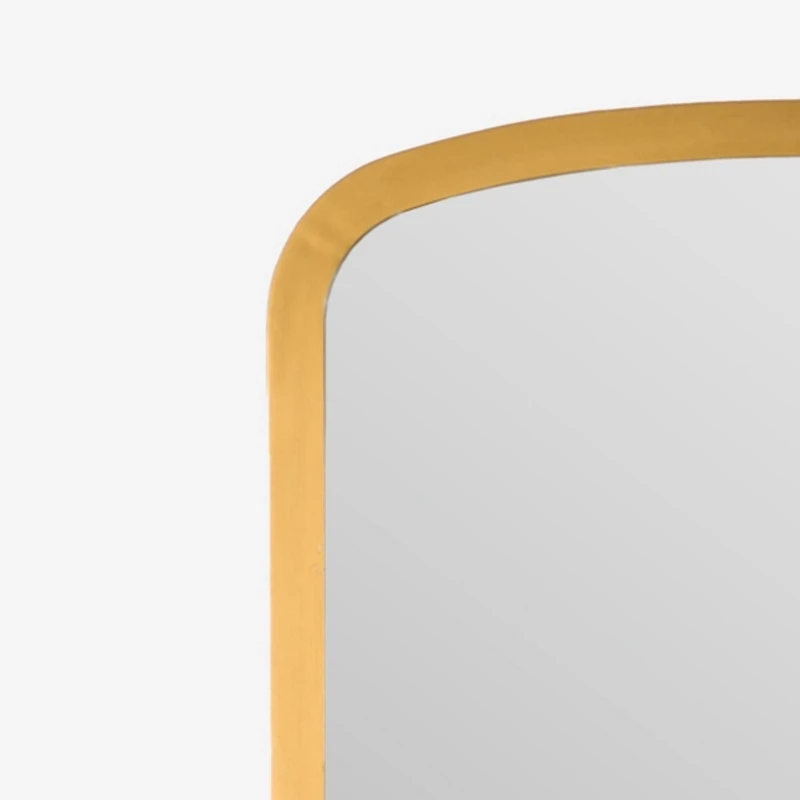 Dana Gold Metal Mantel Wall Mirror