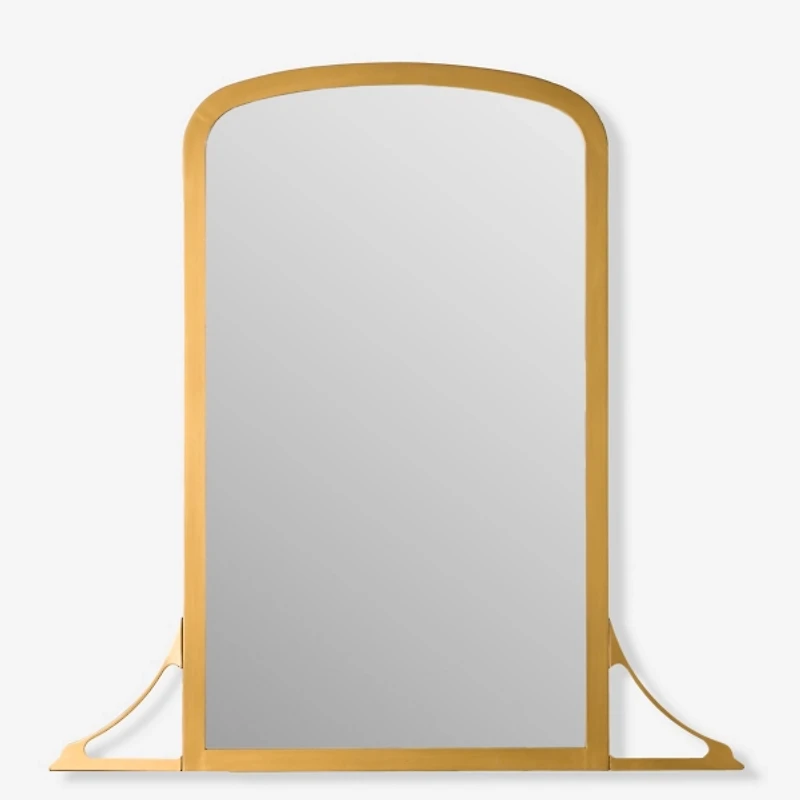 Dana Gold Metal Mantel Wall Mirror