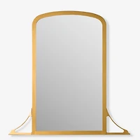 Dana Gold Metal Mantel Wall Mirror