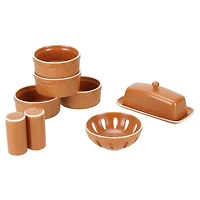 Tempo Terracotta 7-pc. Countertop Accessory Set