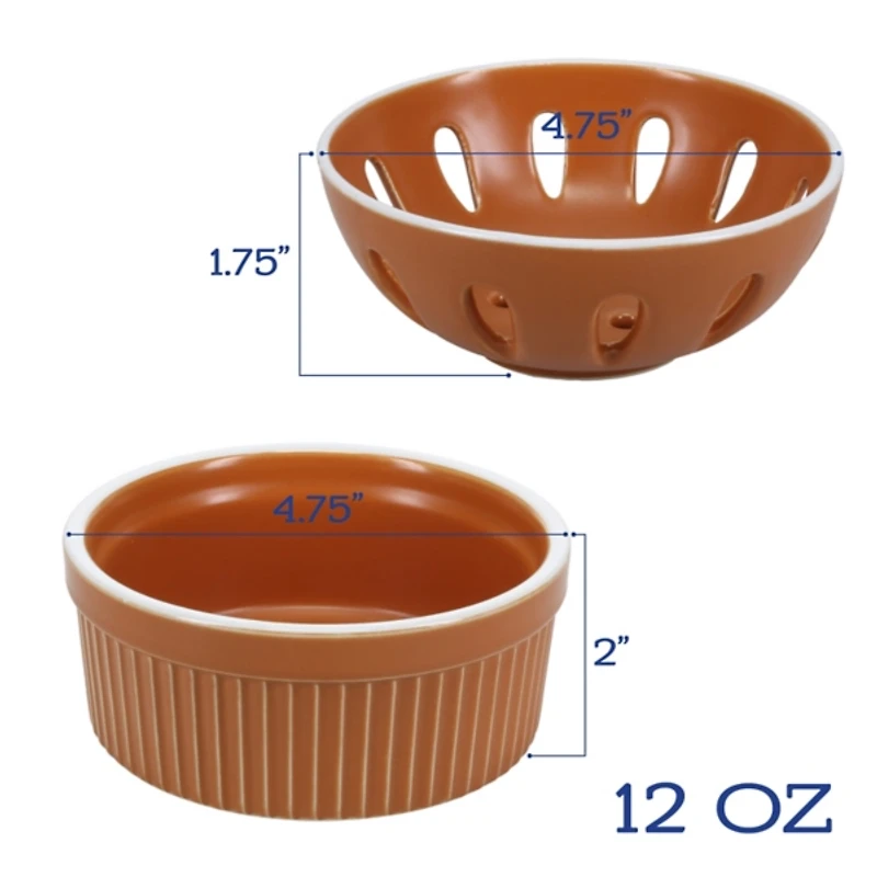 Tempo Terracotta 7-pc. Countertop Accessory Set