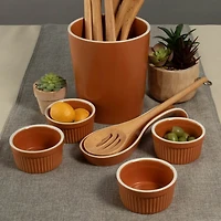 Tempo Terracotta 6-pc. Countertop Accessory Set